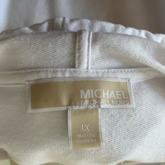 White hoodie Michael KORS Sz 1X - Picture 4 of 5